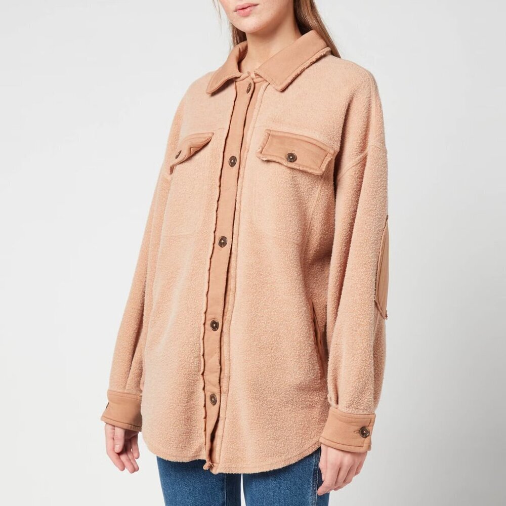 Free People Brown Ruby Jacket Size Medium 2822